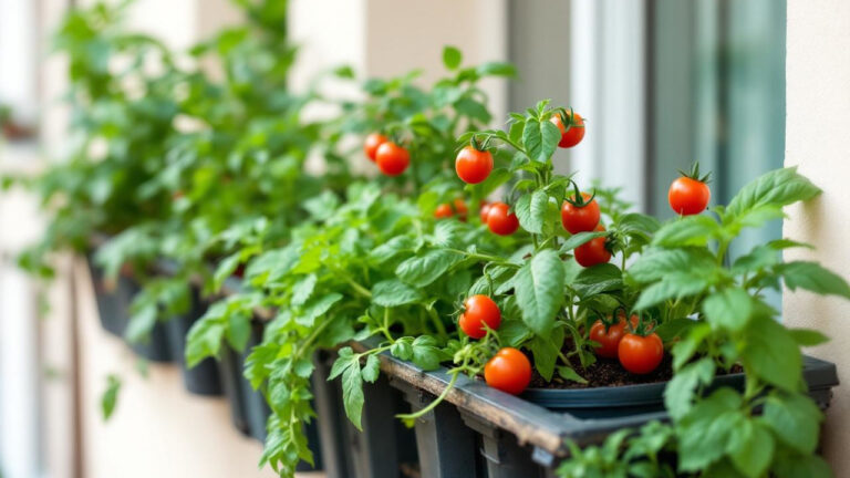 Mini-orto urbano: seminare basilico, pomodorini e rucola in poco spazio