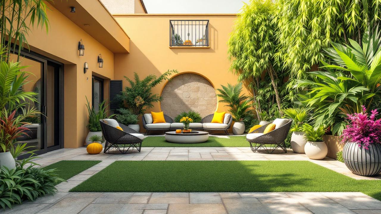 Trasformare una terrazza in oasi verde con Bambù e piante ornamentali