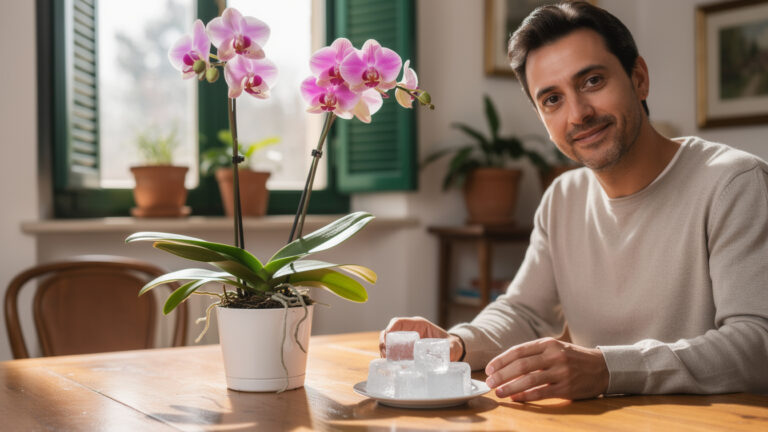 Il trucco del ghiaccio che salva le tue orchidee per tutto l’inverno