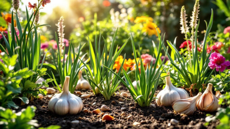 Il trucco dell’aglio nel terreno per allontanare gli insetti