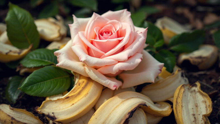 Perché la buccia di banana fa crescere le rose più velocemente